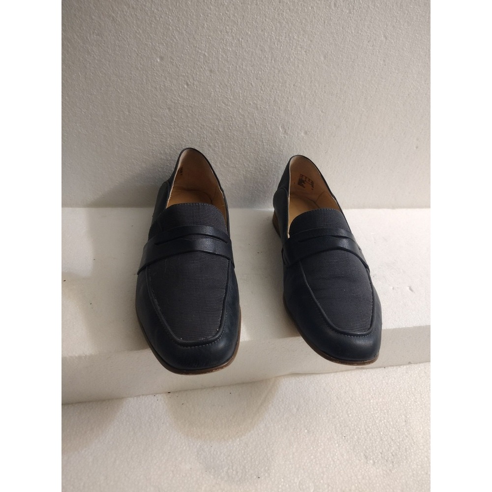 Clarks Loafers Womens 8 Slip On Penny Loafer Leather Trim Cushion